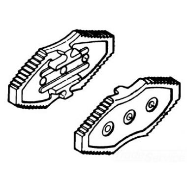 Click here to see Ridgid 93075 Ridgid 93075 Set of Jaws F/3235 Tong