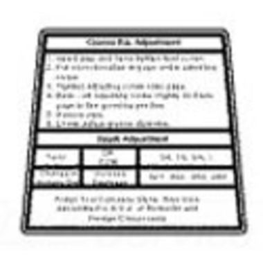 Click here to see Ridgid 93297 Ridgid 93297 Decal, Groove Adjustment