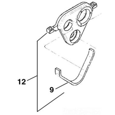 Click here to see Ridgid 94172 Ridgid 94172 Bracket, Transmission Rear
