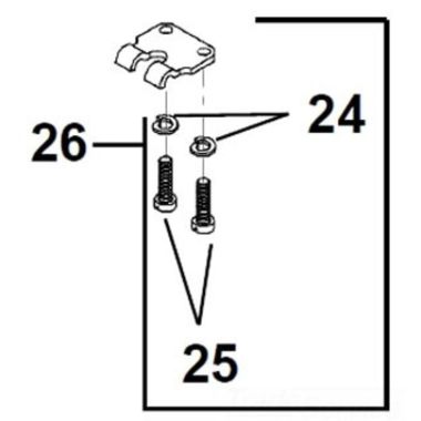 Click here to see Ridgid 93537 Ridgid 93537 Wear Plate With Jaw Screw and Washer 460