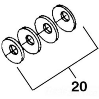 Click here to see Ridgid 99385 Ridgid 99385 4 Conical Washers