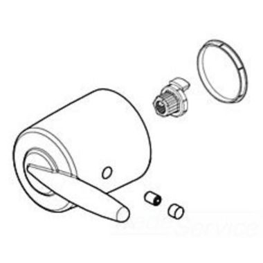 Click here to see Delta RP62055SS DELTA RP62055SS PART DELTA RIZU: SINGLE BLADE HANDLE KIT STAINLESS