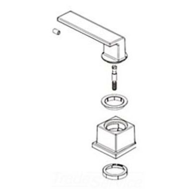 Click here to see Delta RP63349SS Delta RP63349SS Stainless Steel Vero Metal-Lever Lavatory Handle Kit