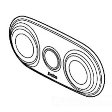 Click here to see Delta RP34793CZ Delta RP34793CZ Part Body Jet Escutcheon Champagne Bronze