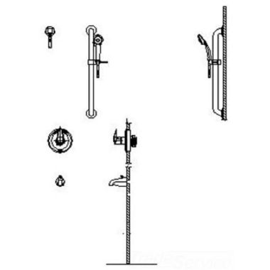 Click here to see Delta T13H252-20 DELTA T13H252-20 COMMERCIAL UNIVERSAL TRIM FOR T13H CHROME