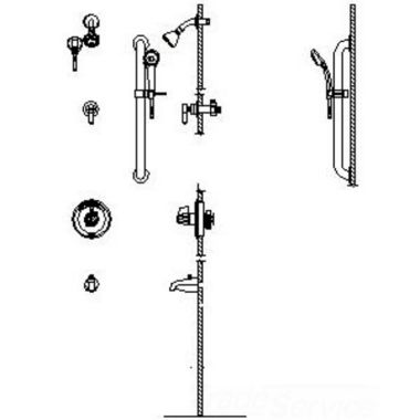 Click here to see Delta T13H933-20 DELTA T13H933-20 COMMERCIAL UNIVERSAL TRIM FOR T13H CHROME