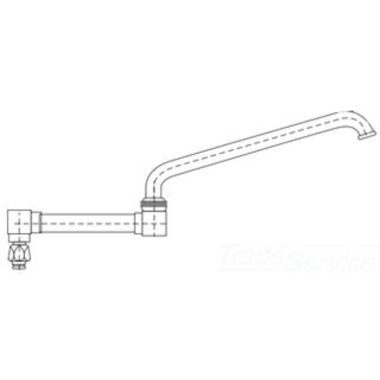Click here to see Delta 063016A DELTA 063016A COMMERCIAL TWO HANDLE INLINE SWING KIT