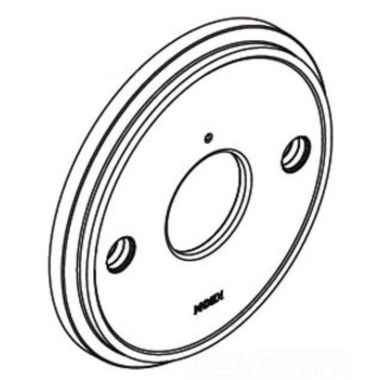 Click here to see Moen 154299 Moen 154299 Part Wall Escutcheon And Gasket Chrome