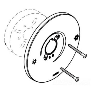 Click here to see Moen 157131BC Moen 157131bc Part Shower Escutcheon Brushed Chrome