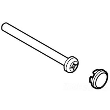 Click here to see Moen 114343WR Moen Handle Cap and Screw Kit, Wrought Iron - 114343WR