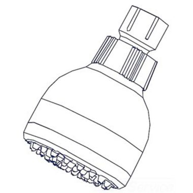 Click here to see Peerless RP70536 Peerless A+ Type Wall-Mount Single-Function Shower Head, Round, 1.75 GPM, 80 PSI, WaterSense, Chrome - RP70536