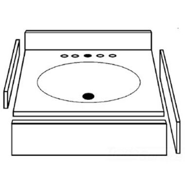 Click here to see Swanstone VT00022SA.050 Swanstone VT-22SA-050 Tahiti Desert Vanity Side Apron