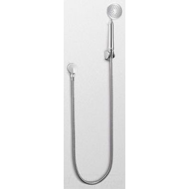 Click here to see Toto TS300F41#PN TOTO Traditional Collection Series A 3in Single-Spray Hand Shower with Rubber Nozzles, 2.5 GPM, Polished Nickel - TS300F41#PN