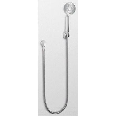 Click here to see Toto TS300F51#PN TOTO Traditional Collection Series A 4in Single-Spray Hand Shower with Rubber Nozzles, 2.5 GPM, Polished Nickel - TS300F51#PN