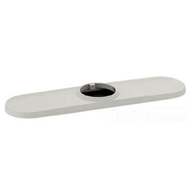 Click here to see Brizo RP71451MW Brizo Artesso Matte White Three-Hole Escutcheon Plate - RP71451MW