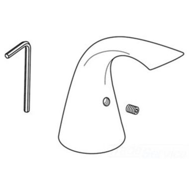 Click here to see Delta RP63973 Delta RP63973 Chrome Pilar Handle Assembly