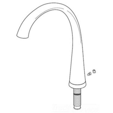 Click here to see Delta RP53211 Delta RP53211 Chrome Pilar Spout and Base Assembly