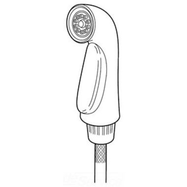 Click here to see Delta RP53880CZ DELTA RP53880CZ PART SPRAY, HOSE AND DIVERTER ASSEMBLY CHAMPAGNE BRONZE