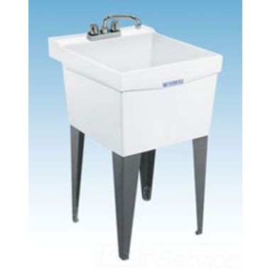 Click here to see Mustee 18F Mustee 18F DURASTONE UTILATUB Laundry Tub,  20