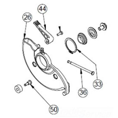 Click here to see Milwaukee 28-41-0955 Milwaukee 28-41-0955 Lower Guard- Finish 