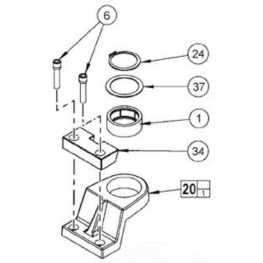 Click here to see Milwaukee 44-66-6220 Milwaukee 44-66-6220 Spacer, Machined 