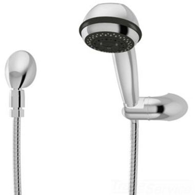 Click here to see Symmons H303-V Symmons Three-Mode Hand Shower with Wall-Mounted Cradle and 60in Flexible Metal Hose, Less Bar, 2.0 GPM, Polished Chrome - H303-V
