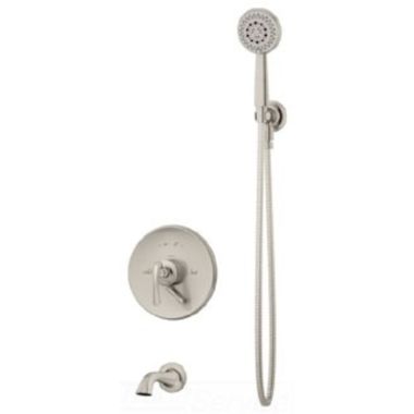 Click here to see Symmons S-5204-STN Symmons S-5204-STN Satin Nickel Ballina Series Tub/Hand Shower System