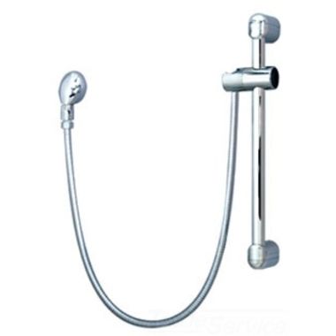 Click here to see Symmons 442HSB-LHS-STN Symmons Canterbury Three-Function 30in Slide Bar, 60in Hose, Wall Supply and Flange for 442HSB Handshower, Satin Nickel - 442HSB-LHS-STN