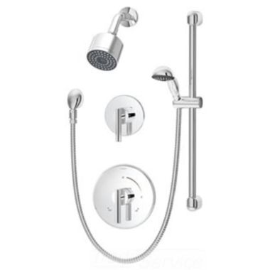 Click here to see Symmons 3505-H321-V-CYL Symmons Dia Series Shower/Hand Shower System with Temptrol Pressure-Balancing Valve, ADA-Compliant, 2.5 GPM, Polished Chrome - 3505-H321-V-CYL