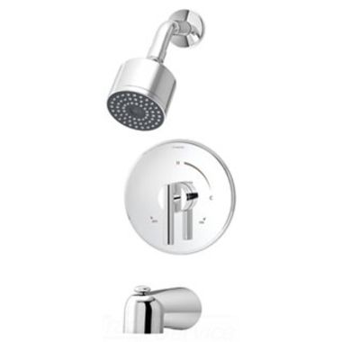 Click here to see Symmons 3502-CYL-TRM Symmons Dia Tub/Shower Faucet with 1-Mode Showerhead, Metal Lever Handle, Diverter Tub Spout, 2 GPM, Chrome - 3502-CYL