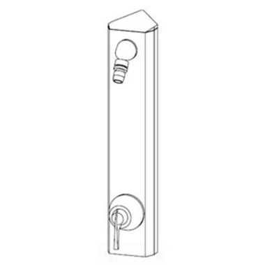 Click here to see Symmons 1-907 Symmons 1-907 Chrome Hydapipe Series 900 Series Exposed Shower Unit