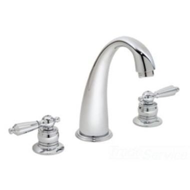 Click here to see Symmons S-243-LAM Symmons Origins Symmetrix Two-Handle Widespread Lavatory Faucet, 2.2 GPM, High Arc Spout, Chrome - S-243-LAM