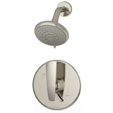 Click here to see Symmons S-4101-STN-TRM Symmons Naru 3-Function Shower Faucet, Trim Only, Metal Lever Handle with Integral Volume Control, 2.5 GPM, Satin Nickel - S-4101-STN-TRM