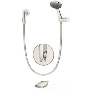 Click here to see Symmons S-4104-PNL Symmons S-4104-PNL Polished Nickel Naru Series Tub/Hand Shower System