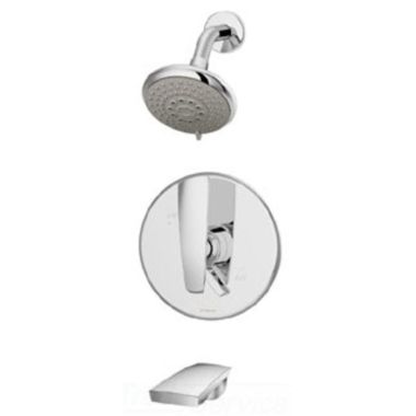 Click here to see Symmons S-4102-TRM Symmons S-4102-TRM Chrome Naru Series Tub/Shower System