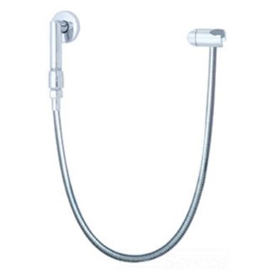 Click here to see Symmons 412HS-LHS Symmons Naru Kit for 412W Hand Shower, Includes Hose, Cradle, Wall Connection, and Flange, Chrome - 412HS-LHS