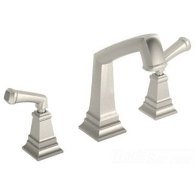 Click here to see Symmons SRT-4270-STN Symmons Oxford Two-Handle Roman Tub Faucet, Angular Spout, Lever Handles, Satin Nickel - SRT-4270-STN