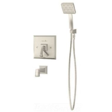 Click here to see Symmons S-4204-STN-TRM Symmons S-4204-STN-TRM Satin Nickel Oxford Series Tub/Hand Shower System