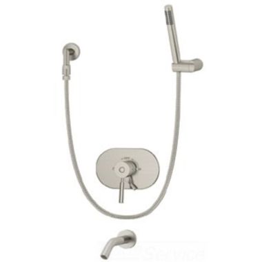 Click here to see Symmons S-4304-STN-TRM Symmons S-4304-STN-TRM Satin Nickel Sereno Series Tub/Hand Shower System