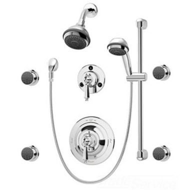 Click here to see Symmons 1-7470-X Symmons 1-7470-STN-X  Water Dance Series Dance Shower System, Chrome