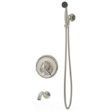 Click here to see Symmons S-5104-STN Symmons S-5104-STN Satin Nickel Winslet Series Tub/Hand Shower System