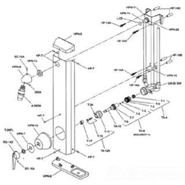 Click here to see Symmons HPN-11 Symmons HPN-11 Head Mounting  Bracket , SS