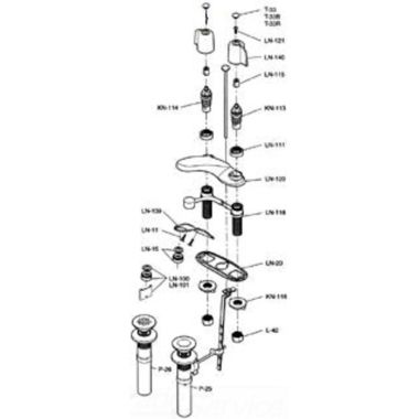 Click here to see Symmons LN-111 Symmons  LN-111 Lock Ring, Repair, (2)