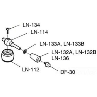 Click here to see Symmons LN-133B Symmons LN-133B Indicator Blue Temp, Repair