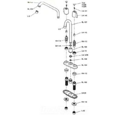 Click here to see Symmons LN-147B Symmons LN-147B Ring, Snap, Bar Laundry Faucet  