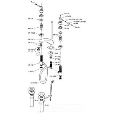 Click here to see Symmons LN-157 Symmons LN-157 Hose, Flex, Repair