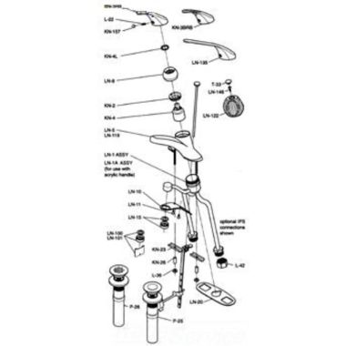 Click here to see Symmons L-22 Symmons Handle Screw, 1/4-28 x 5/16