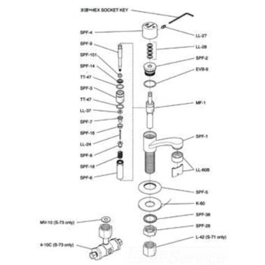 Click here to see Symmons SPF-5 Symmons SPF-5 Flange