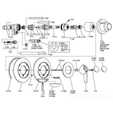 Click here to see Symmons T3-33R Symmons T3-33R Button, Plug, Round