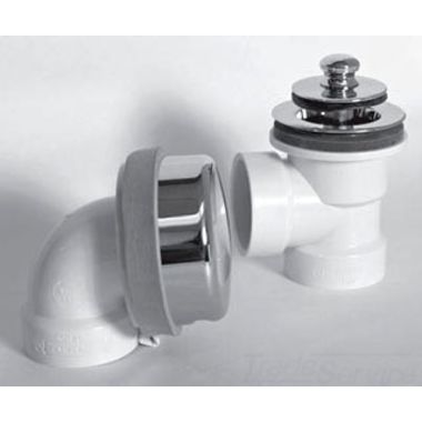 Click here to see Watco 917-FA-ABS-BN Watco Innovator Brushed Nickel Foot Actuated Drain Tee Half Kit - 917-FA-ABS-BN